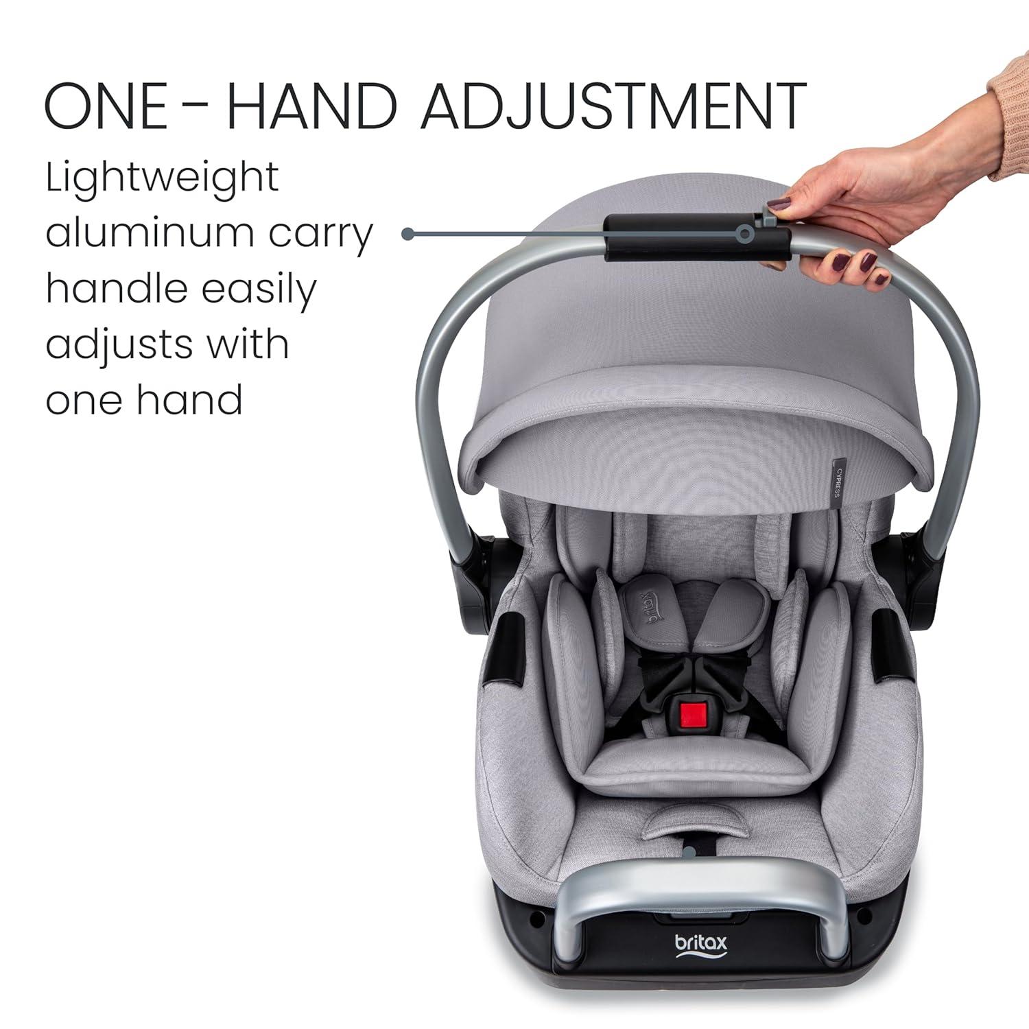 imageBritax Alpine Infant Car Seat Base with ClickTightPonte Stone