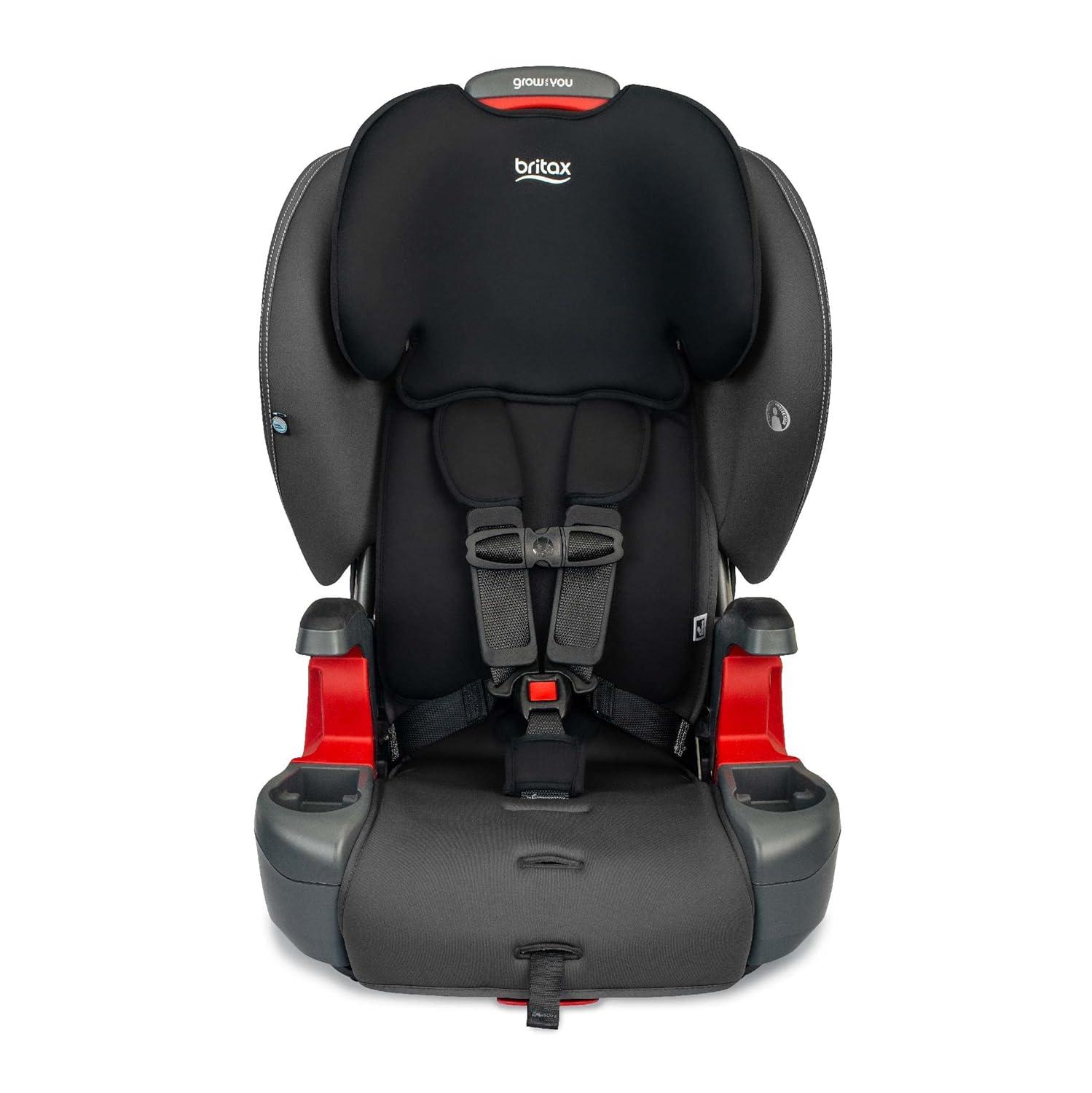 imageBritax Grow with You ClickTight Harness2Booster Car Seat 2in1 High Back Booster Black ContourMod Black