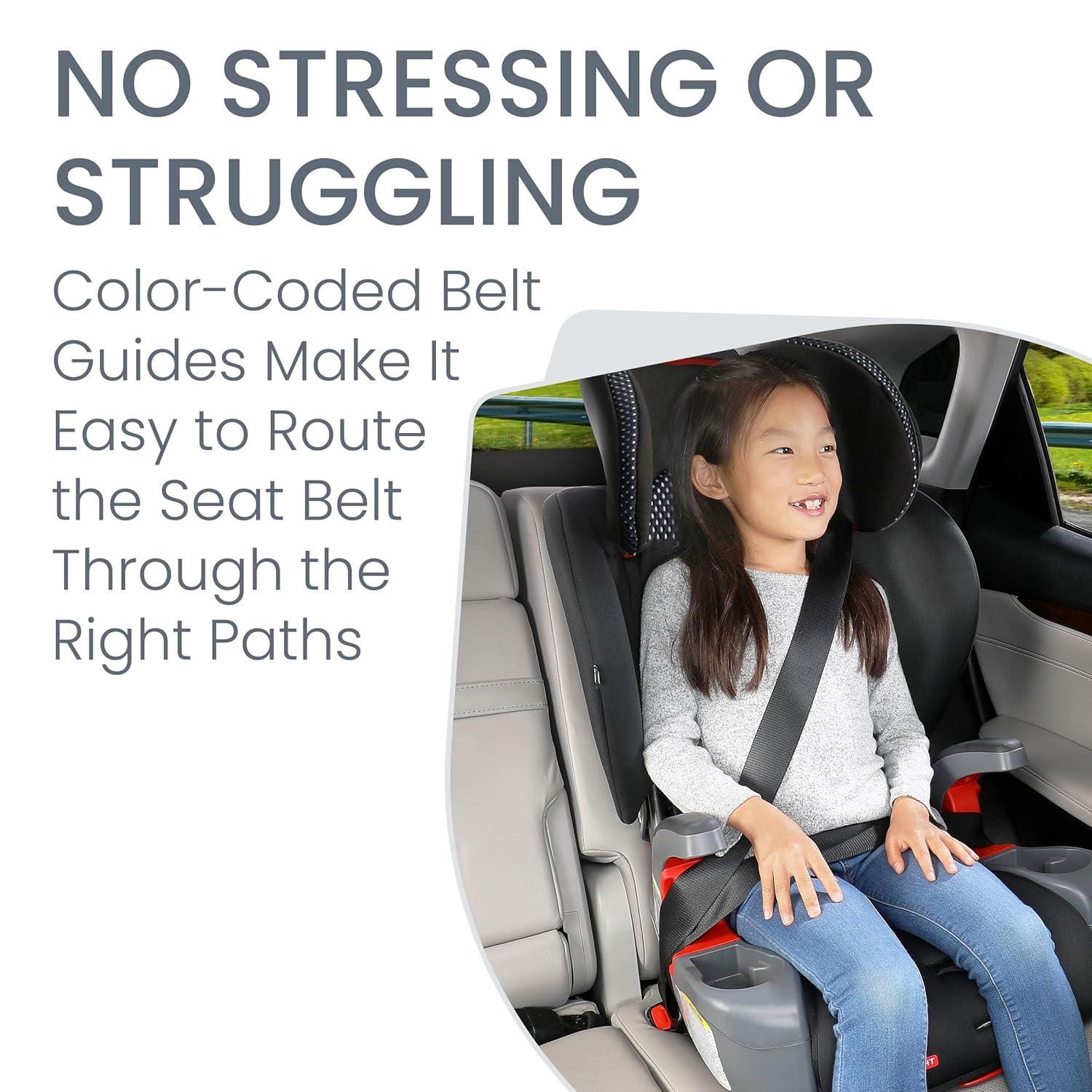 imageBritax Grow with You Harness2Booster Car Seat 2in1 High Back Booster QuickAdjust 5Point Harness Mod BlackCool Flow Gray