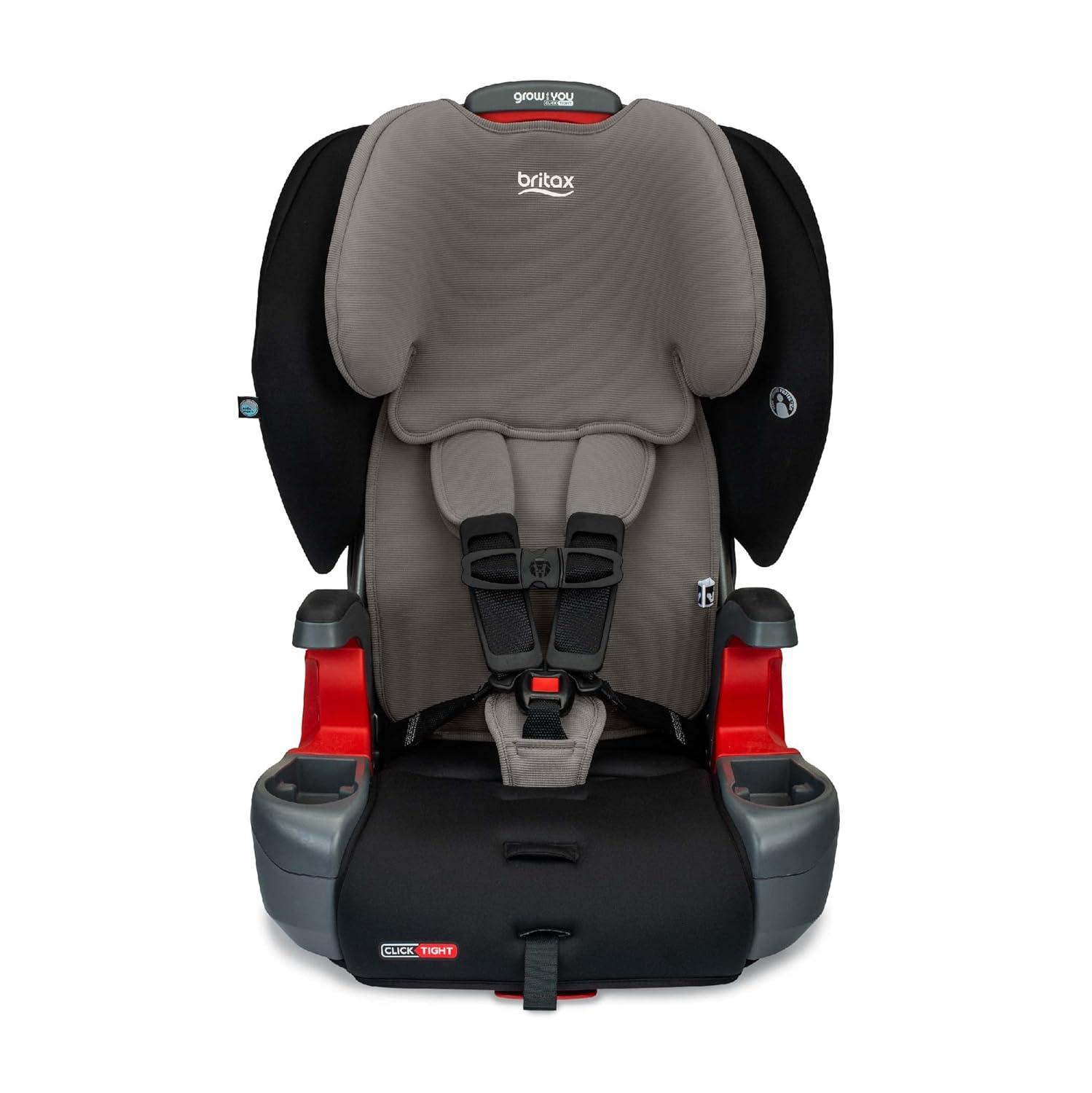 imageBritax Grow with You Harness2Booster Car Seat 2in1 High Back Booster QuickAdjust 5Point Harness Mod BlackGray Contour