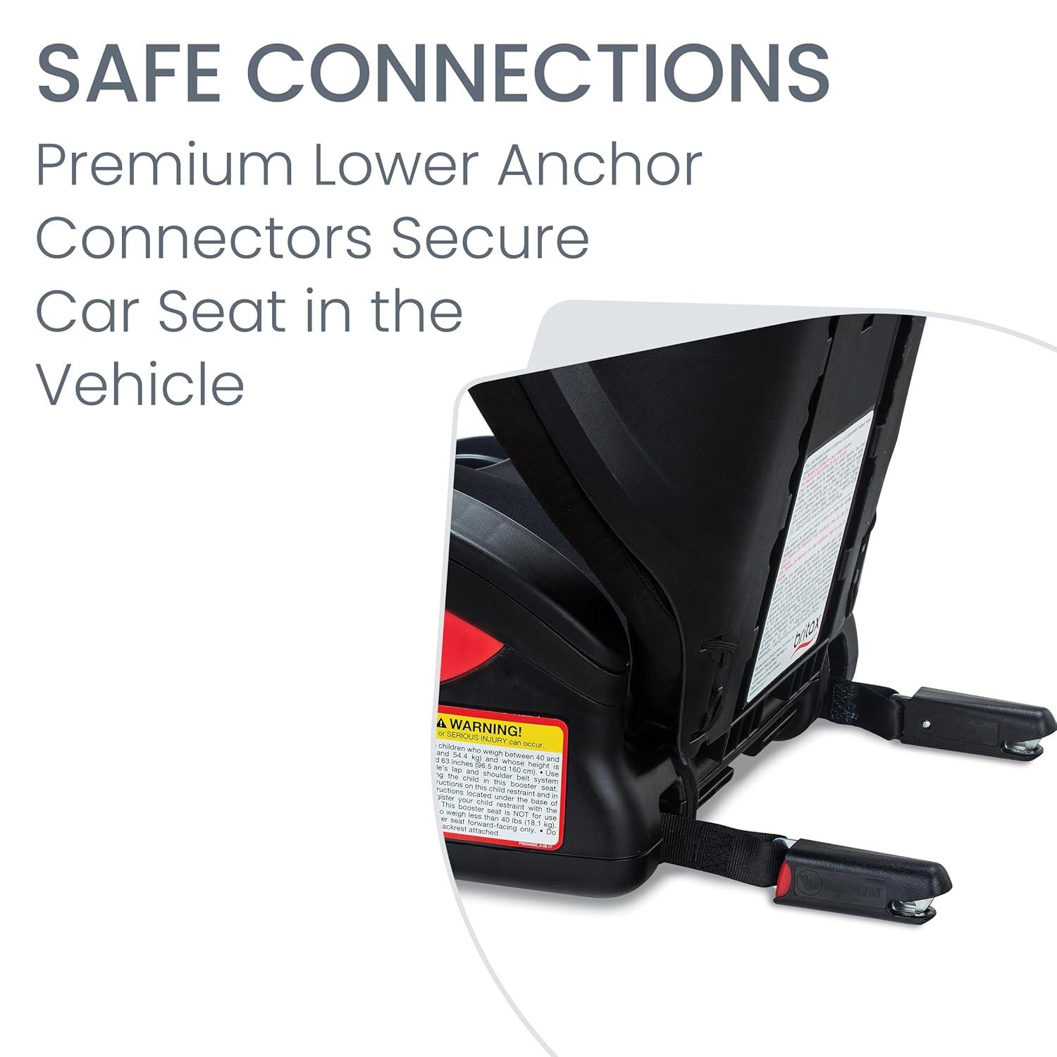 imageBritax Highpoint Backless BeltPositioning Booster Seat SafeWash Black OmbreDusk