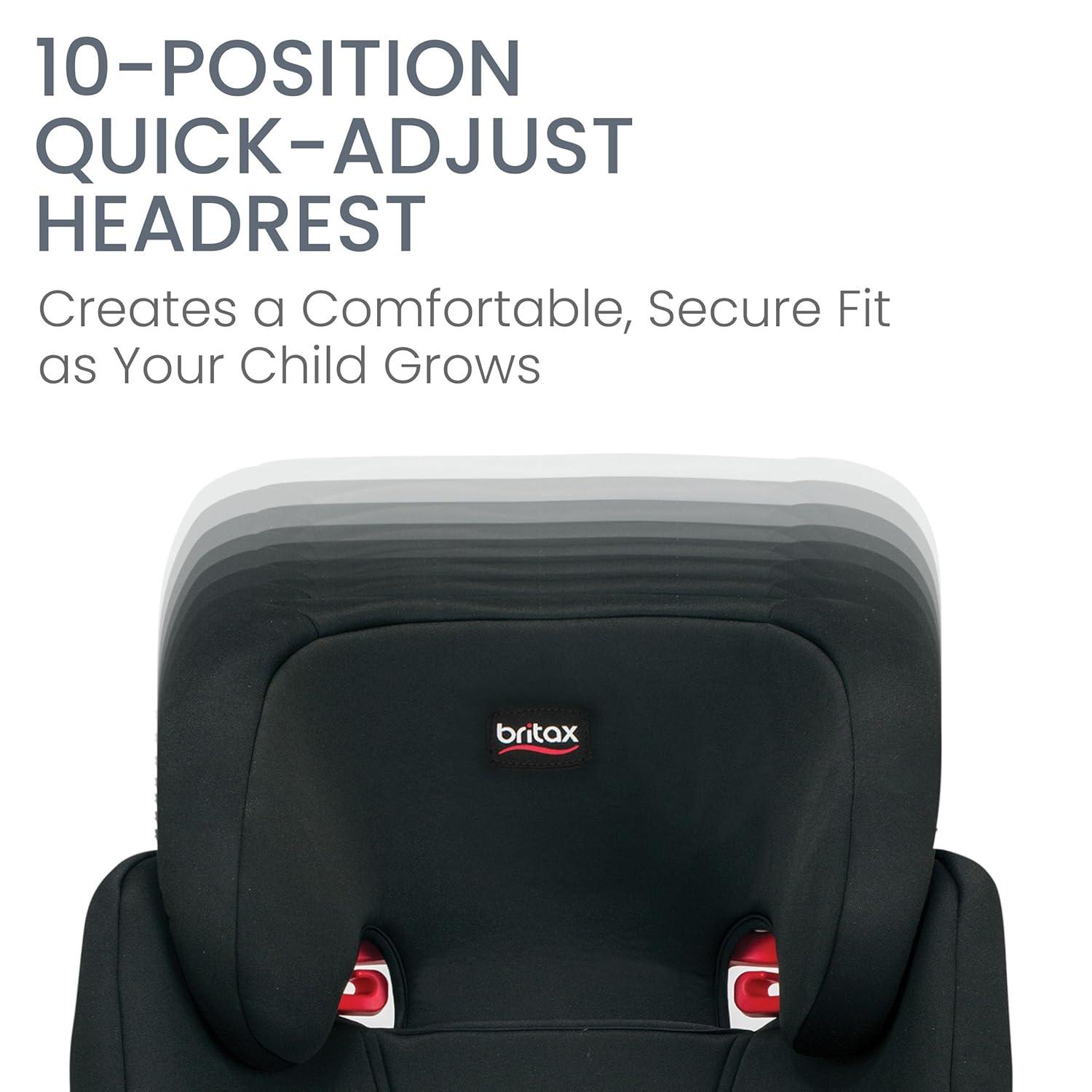 imageBritax Highpoint Backless BeltPositioning Booster Seat SafeWash Black OmbreDusk