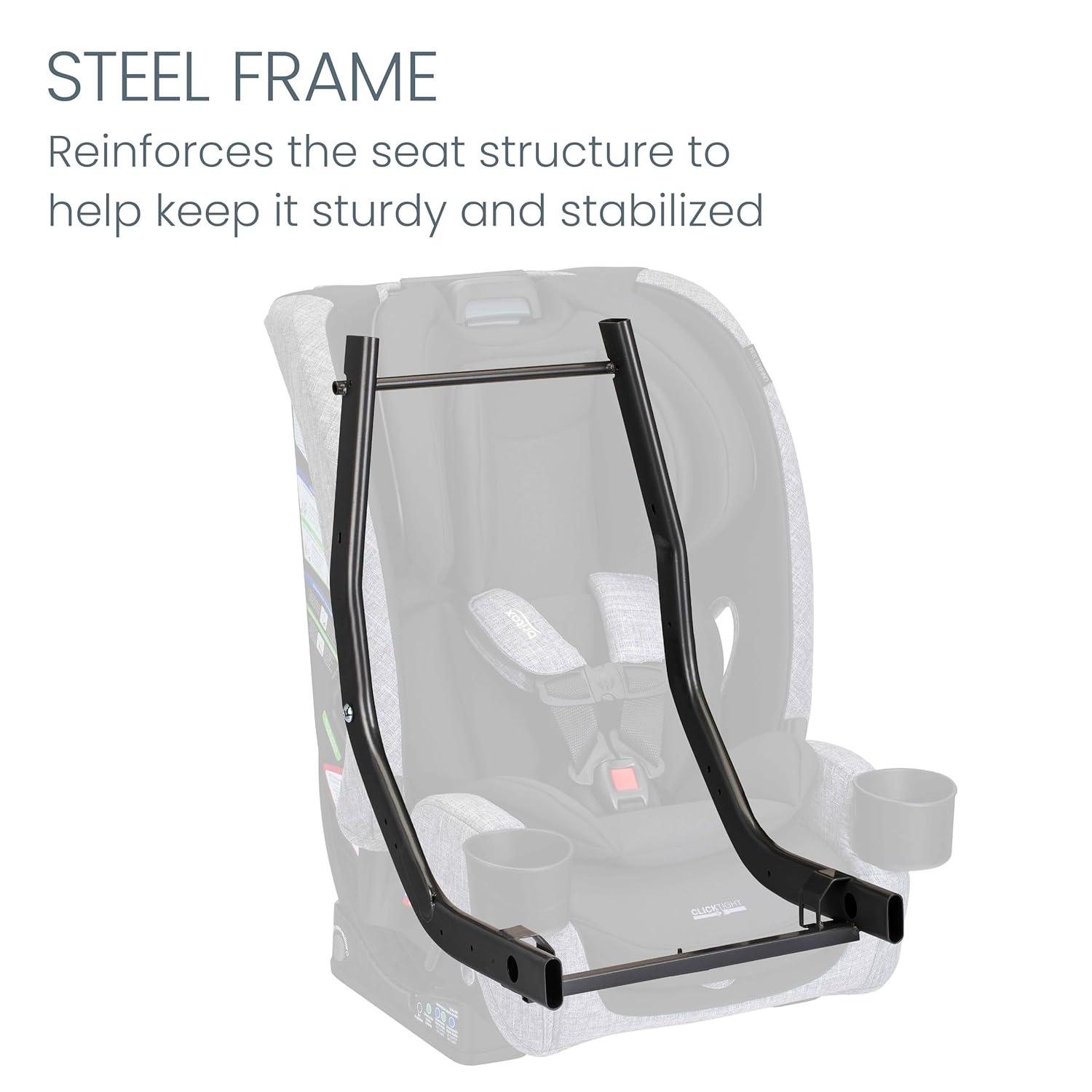 imageBritax One4Life Convertible Car Seat 10 Years of Use from 5 to 120 Pounds Converts from RearFacing Infant Car Seat to ForwardFacing Booster Seat MachineWashable Fabric Iris OnyxRaven Black