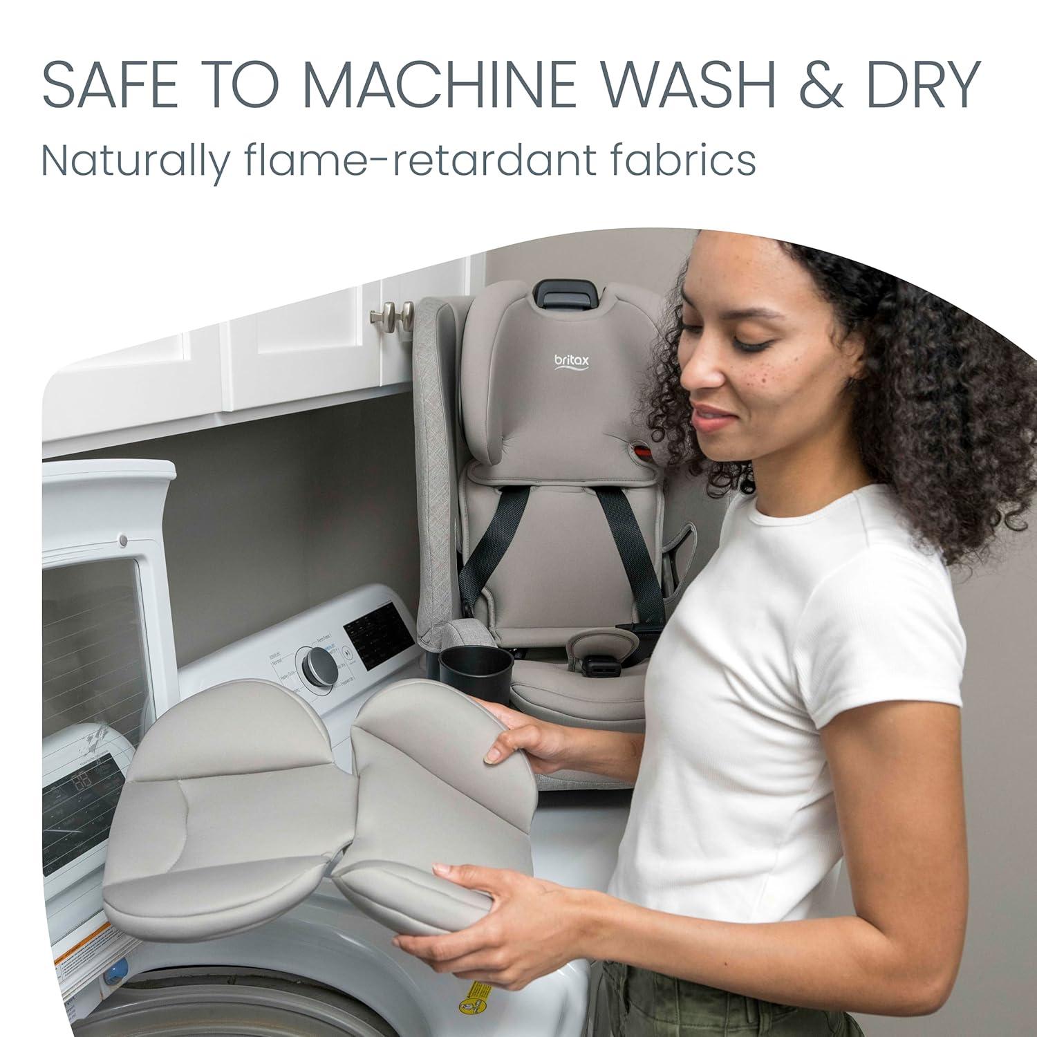 imageBritax One4Life Convertible Car Seat 10 Years of Use from 5 to 120 Pounds Converts from RearFacing Infant Car Seat to ForwardFacing Booster Seat MachineWashable Fabric Iris OnyxMineral Gray