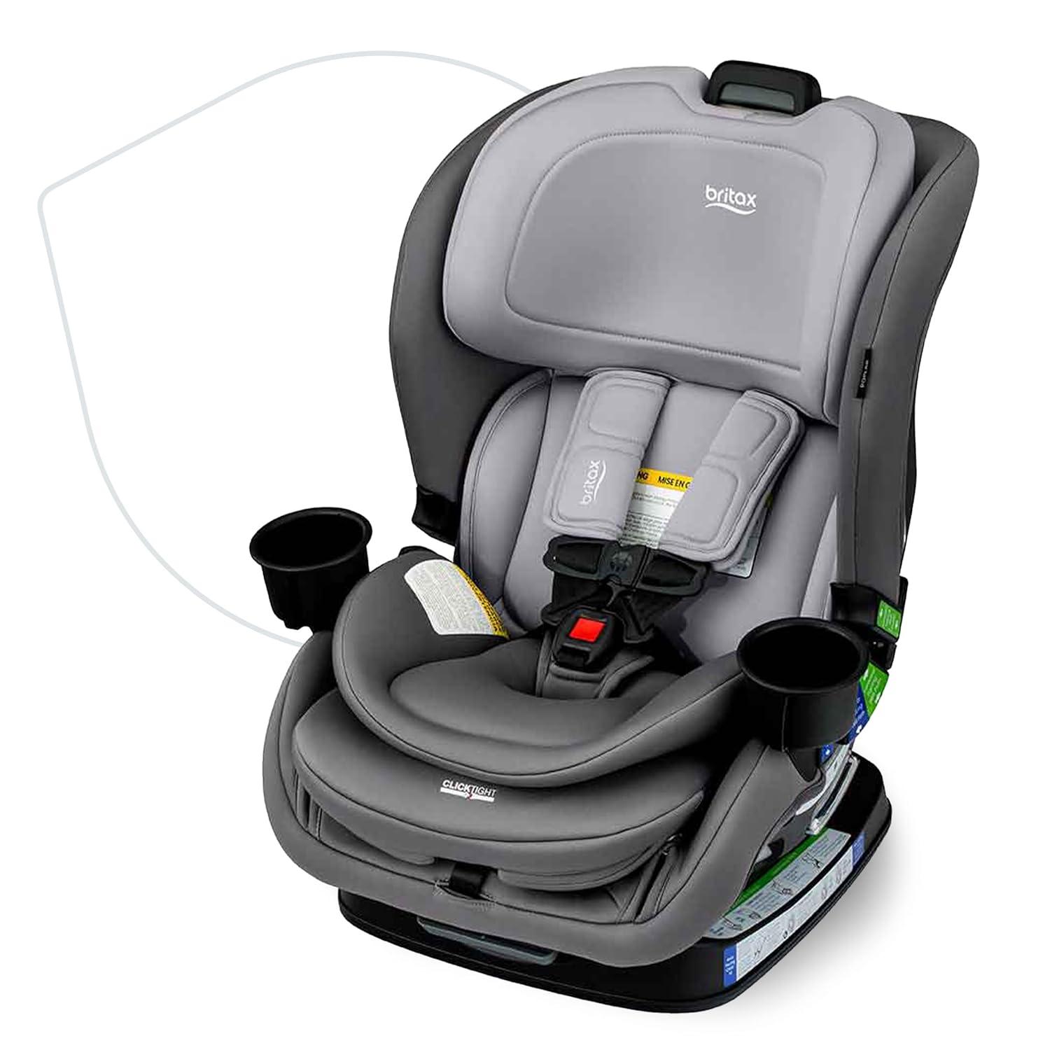 imageBritax Poplar S Convertible Car Seat 2in1 Car Seat with Slim 17Inch Design ClickTight Technology Arctic OnyxGlacier Graphite