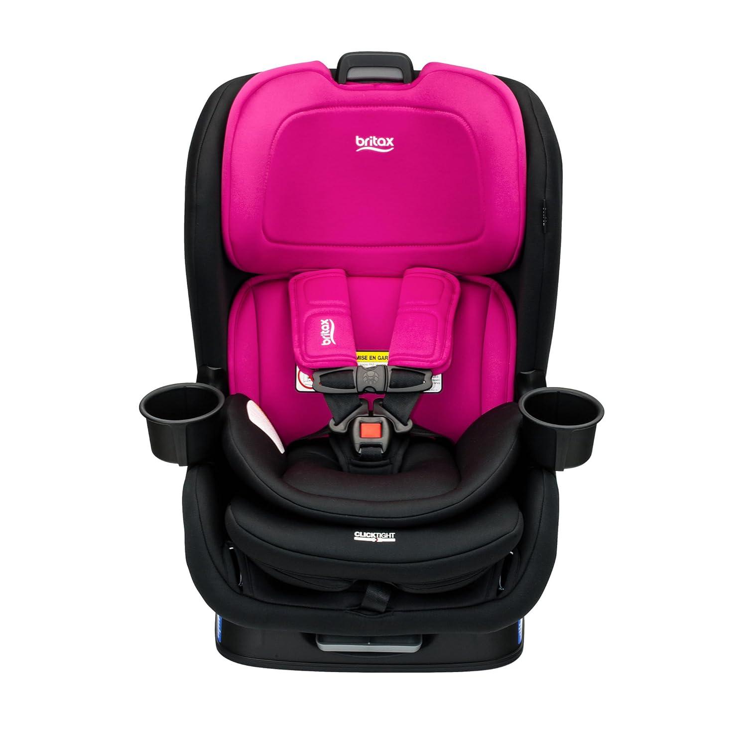 imageBritax Poplar S Convertible Car Seat 2in1 Car Seat with Slim 17Inch Design ClickTight Technology Arctic OnyxMagenta Onyx