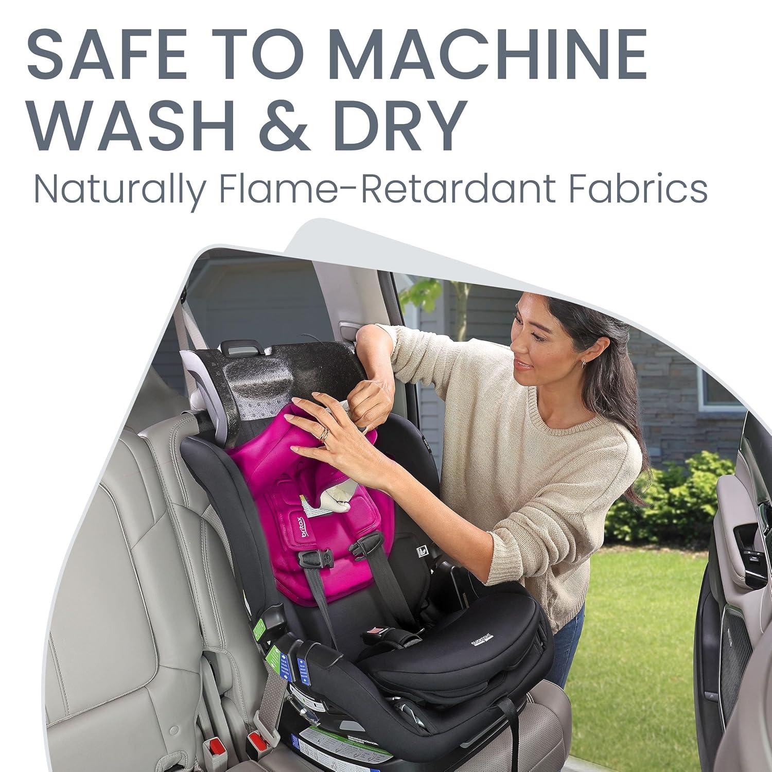 imageBritax Poplar S Convertible Car Seat 2in1 Car Seat with Slim 17Inch Design ClickTight Technology Arctic OnyxMagenta Onyx