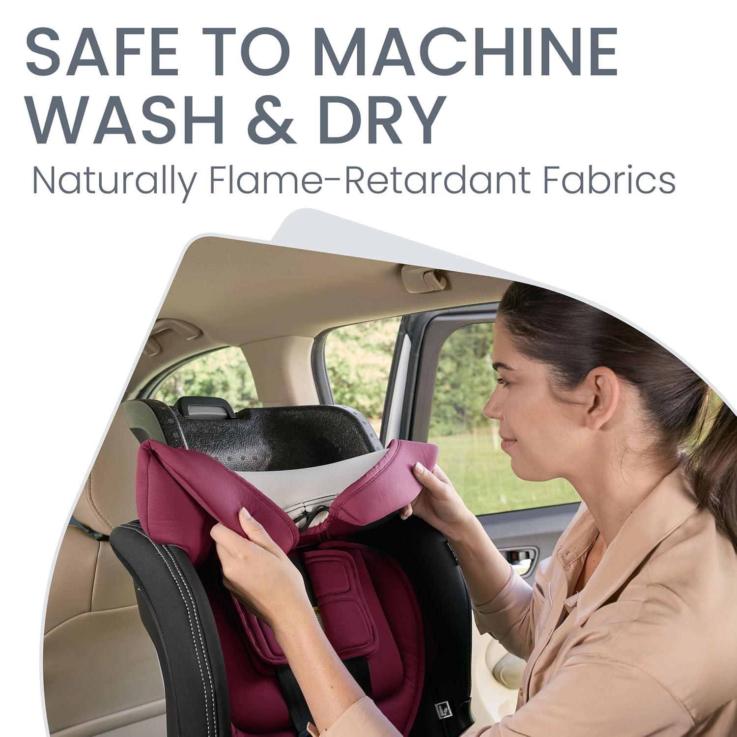 imageBritax Poplar S Convertible Car Seat 2in1 Car Seat with Slim 17Inch Design ClickTight Technology Arctic OnyxRuby Onyx