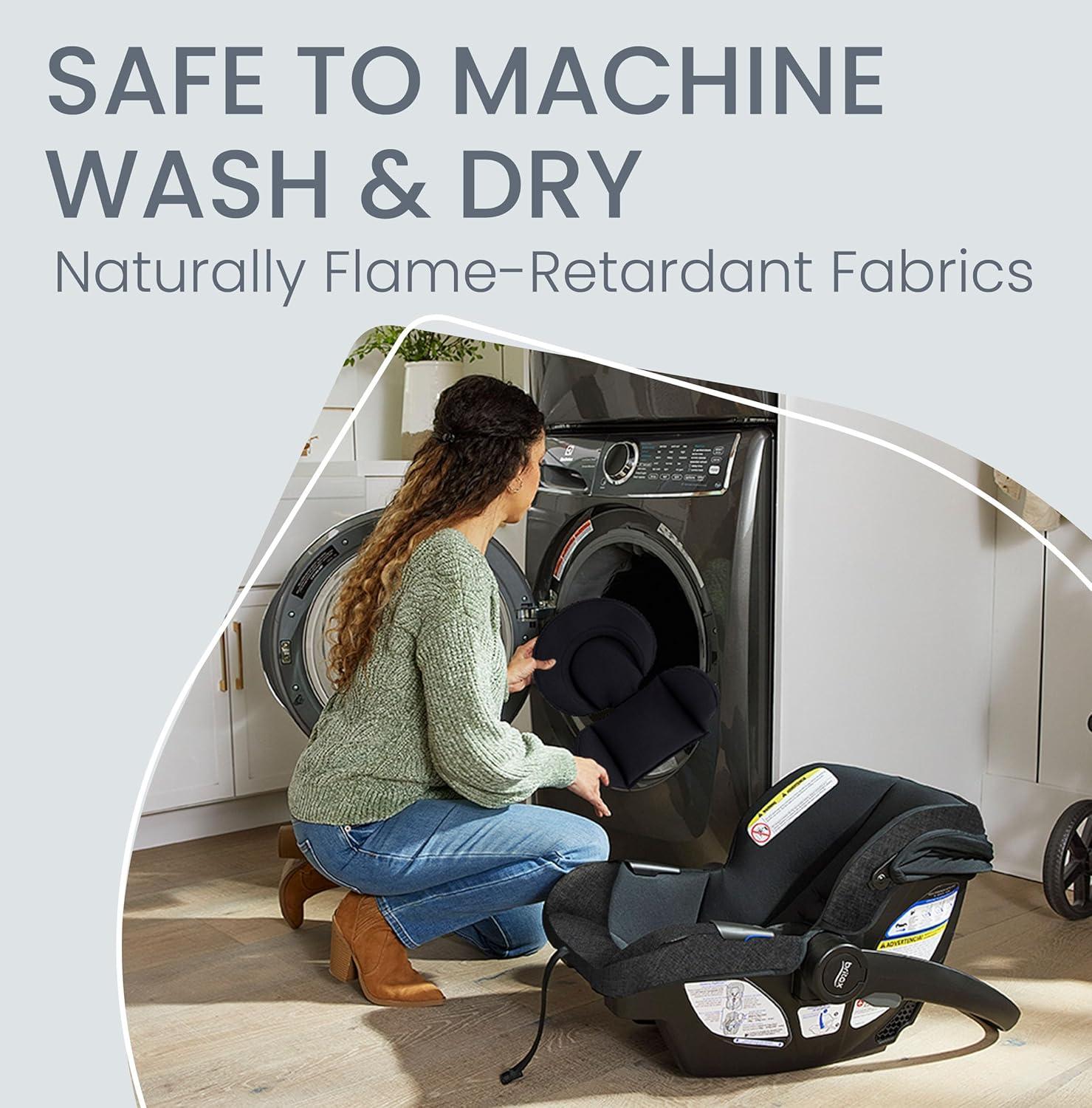 imageBritax Willow Brook S Baby Travel System Infant Car Seat and Stroller Combo with Alpine Base ClickTight Technology SafeWash Insert and Cover Jade OnyxRaven Black