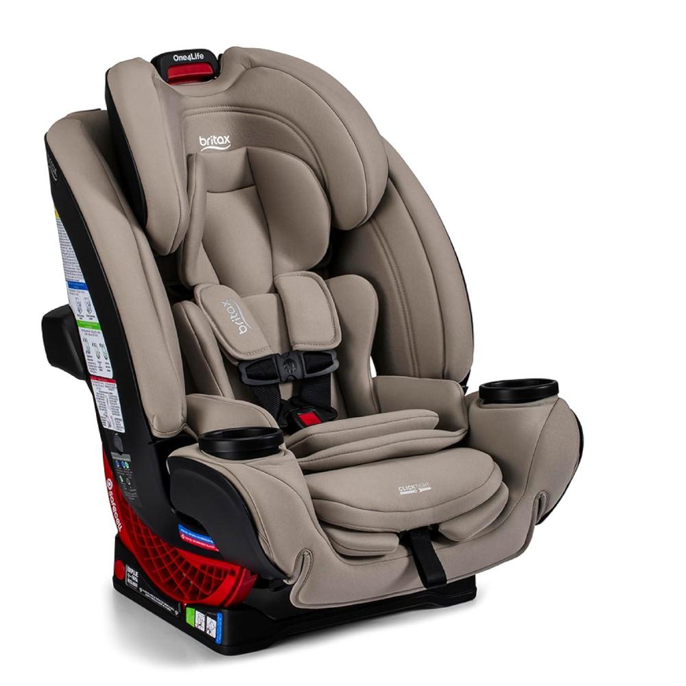 imageBritax One4Life Convertible Car Seat 10 Years of Use from 5 to 120 Pounds Converts from RearFacing Infant Car Seat to ForwardFacing Booster Seat MachineWashable Fabric Iris OnyxTeak