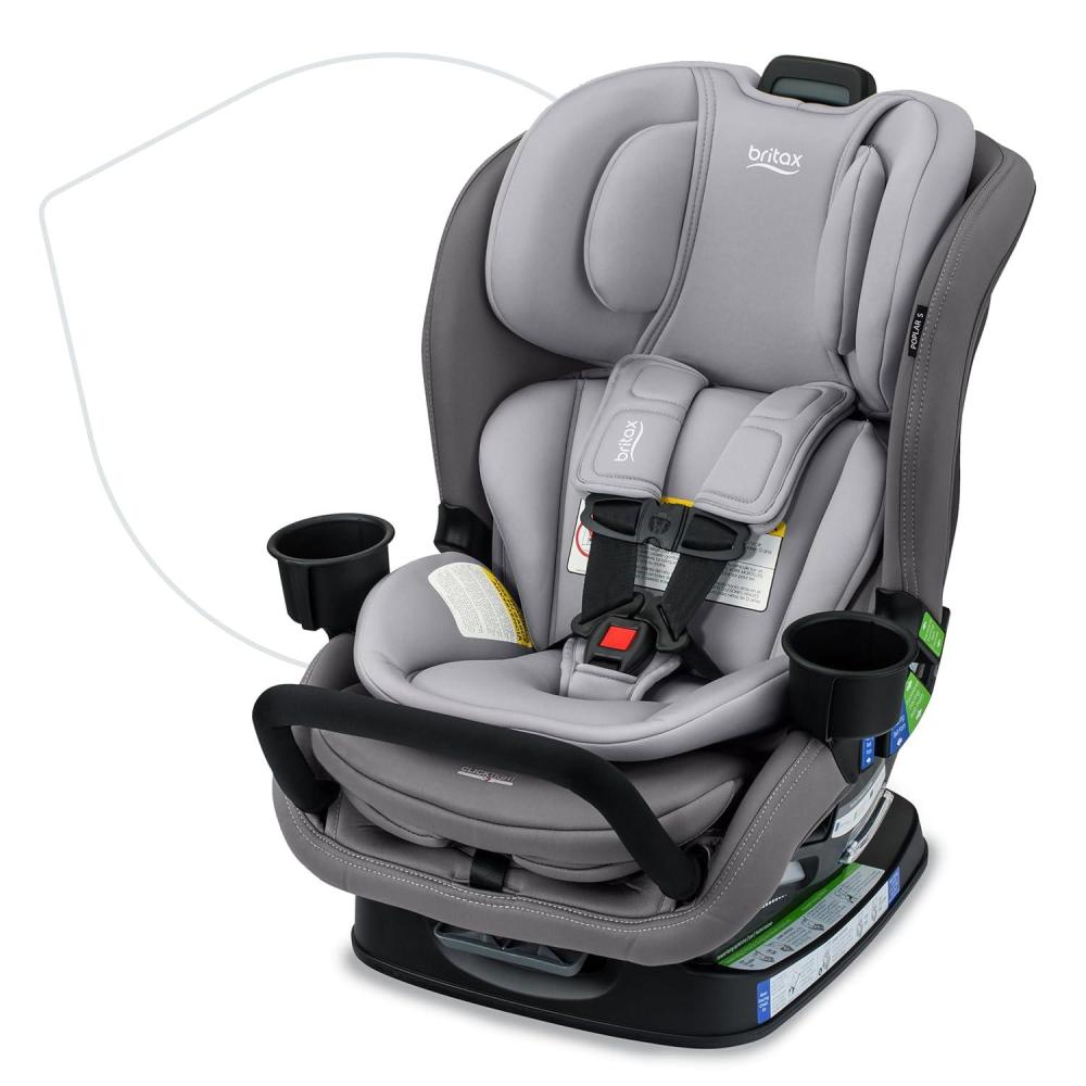 imageBritax Poplar S Convertible Car Seat 2in1 Car Seat with Slim 17Inch Design ClickTight Technology Arctic OnyxGlacier Graphite 20