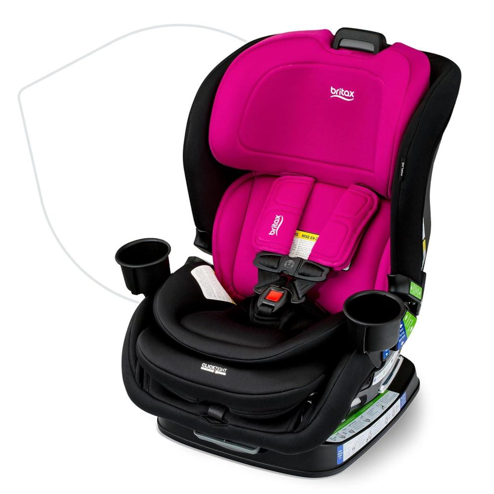 imageBritax Poplar S Convertible Car Seat 2in1 Car Seat with Slim 17Inch Design ClickTight Technology Arctic OnyxMagenta Onyx