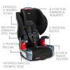 Britax Grow with You Harness-2-Booster Car Seat, 2-in-1 High Back Booster, Quick-Adjust 5-Point Harness, Mod Black(Cool Flow Gray)