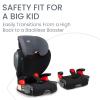 Britax Highpoint Backless Belt-Positioning Booster Seat, SafeWash Black Ombre(Black Ombre)