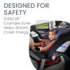 Britax One4Life Convertible Car Seat, 10 Years of Use from 5 to 120 Pounds, Converts from Rear-Facing Infant Car Seat to Forward-Facing Booster Seat, Machine-Washable Fabric, Onyx(Iris Onyx)