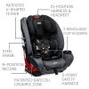 Britax One4Life Convertible Car Seat, 10 Years of Use from 5 to 120 Pounds, Converts from Rear-Facing Infant Car Seat to Forward-Facing Booster Seat, Machine-Washable Fabric, Onyx(Onyx Stone)