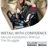 Britax Poplar S Convertible Car Seat, 2-in-1 Car Seat with Slim 17-Inch Design, ClickTight Technology, Arctic Onyx(Ruby Onyx)