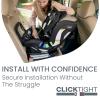 Britax Poplar S Convertible Car Seat, 2-in-1 Car Seat with Slim 17-Inch Design, ClickTight Technology, Arctic Onyx(Sand Onyx 2.0)