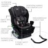 Britax Poplar S Convertible Car Seat, 2-in-1 Car Seat with Slim 17-Inch Design, ClickTight Technology, Arctic Onyx(Stone Onyx)