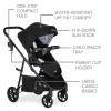 Britax Willow Brook Baby Travel System, Infant Car Seat and Stroller Combo with Aspen Base, ClickTight Technology, RightSize System and 4 Ways to Stroll, Navy Glacier(Onyx Glacier)