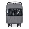 Britax B-Lively Double Stroller Wind and Rain Shield – Air Ventilation – Storage Pouch Included