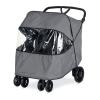 Britax B-Lively Double Stroller Wind and Rain Shield – Air Ventilation – Storage Pouch Included