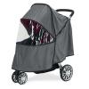 Britax B-Lively Stroller Wind and Rain Cover | Easy Install + Air Ventilation + Storage Pouch Included , Grey , 30x19x34 Inch (Pack of 1)