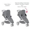 Britax Infant Car Seat Stroller Adapter for Nuna, Cybex and Maxi Cosi Car Seats, Compatible with Britax Single Strollers Only, 2 Count (Pack of 1)