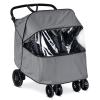 Britax B-Lively Double Stroller Wind and Rain Shield – Air Ventilation – Storage Pouch Included