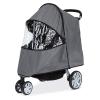 Britax Single B-Agile, B-Free, Pathway Strollers Wind and Rain Cover | Easy Install + Air Ventilation + Storage Pouch Included