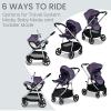 Britax Willow Grove SC Baby Travel System, Infant Car Seat and Stroller Combo with Alpine Base, ClickTight Technology, SafeWash, Pindot Iris(Pindot Iris)