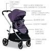 Britax Willow Grove SC Baby Travel System, Infant Car Seat and Stroller Combo with Alpine Base, ClickTight Technology, SafeWash, Pindot Iris(Pindot Iris)