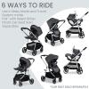Britax Willow Grove SC Baby Travel System, Infant Car Seat and Stroller Combo with Alpine Base, ClickTight Technology, SafeWash, Pindot Iris(Pindot Stone)